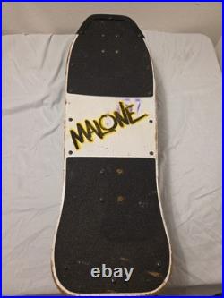 Vintage MALONE CONCAVE Skateboard RARE Vintage MALONE CONCAVE Skateboard RARE