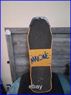 Vintage MALONE Skateboard. From 80s. ULTRA RARE