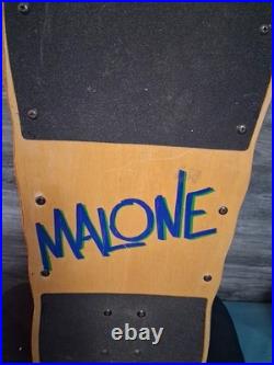 Vintage MALONE Skateboard. From 80s. ULTRA RARE