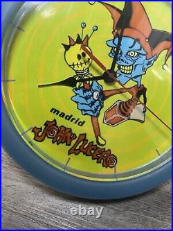 Vintage Madrid Skateboards Promo Clock John Lucero Rare Brand New