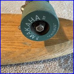 Vintage Makaha Wooden Skateboard 1960's SOLD AS IS