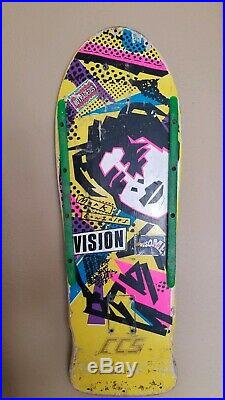 Vintage Mark gonzales Vision skateboard orginal 80's