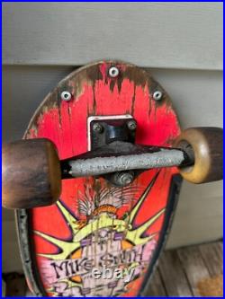 Vintage Mike Smith madrid Skateboard w tracker trucks & kryptonics wheels USA