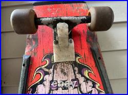 Vintage Mike Smith madrid Skateboard w tracker trucks & kryptonics wheels USA