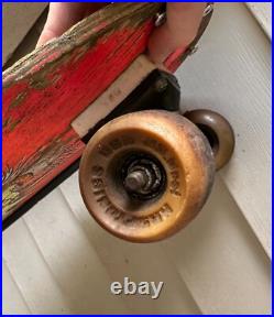 Vintage Mike Smith madrid Skateboard w tracker trucks & kryptonics wheels USA