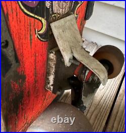 Vintage Mike Smith madrid Skateboard w tracker trucks & kryptonics wheels USA