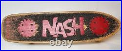 Vintage NASH Tuf-Top Red Skateboard Saw Blades 1980s Wood Board Park Trucks