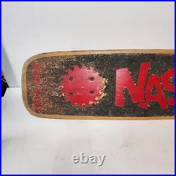 Vintage NASH Tuf-Top Red Skateboard Saw Blades 1980s Wood Board Park Trucks