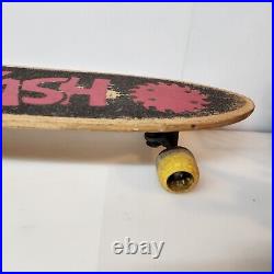 Vintage NASH Tuf-Top Red Skateboard Saw Blades 1980s Wood Board Park Trucks