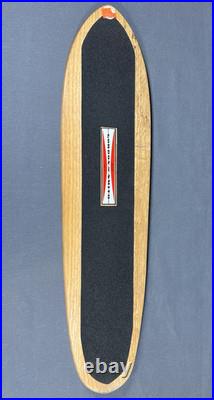 Vintage NOS 1970s G&S Stacy Peralta Warp Tail 29 Skateboard Deck Logan Sims 70s