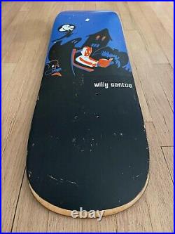 Vintage NOS 1991 G&S Willy Santos OG Skateboard Rare early 90s BPSW
