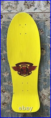 Vintage NOS OG Steve Caballero 7ply Yellow D&B skateboard deck Powell Peralta Vintage NOS OG Steve Caballero 7ply Yellow D&B skateboard deck Powell Peralta