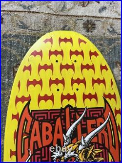 Vintage NOS OG Steve Caballero 7ply Yellow D&B skateboard deck Powell Peralta Vintage NOS OG Steve Caballero 7ply Yellow D&B skateboard deck Powell Peralta