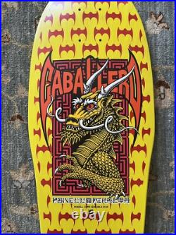Vintage NOS OG Steve Caballero 7ply Yellow D&B skateboard deck Powell Peralta Vintage NOS OG Steve Caballero 7ply Yellow D&B skateboard deck Powell Peralta