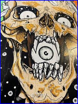 Vintage NOS OG Zorlac Metallica Mega skateboard deck 1989 Pushead Art