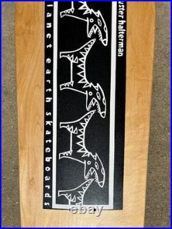 Vintage NOS Planet Earth Skateboards Buster Halterman Chasing Tails Skateboard