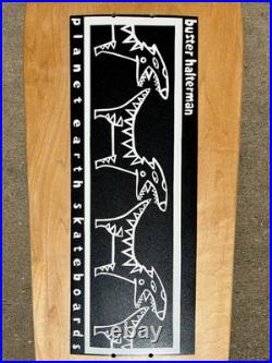 Vintage NOS Planet Earth Skateboards Buster Halterman Chasing Tails Skateboard