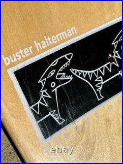 Vintage NOS Planet Earth Skateboards Buster Halterman Chasing Tails Skateboard