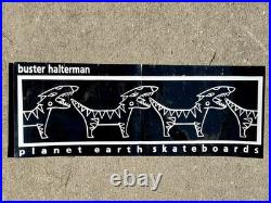 Vintage NOS Planet Earth Skateboards Buster Halterman Chasing Tails Skateboard