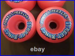 Vintage NOS Powell Peralta STREET BONES Skateboard Wheels Pink