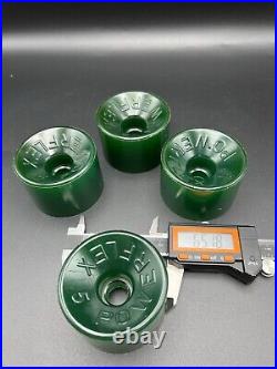 Vintage NOS Powerflex 5 GREEN Skateboard Wheels 1970's oj sims juice road rider