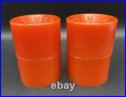 Vintage NOS Powerflex 5 ORANGE Skateboard Wheels 1970's oj sims juice road rider