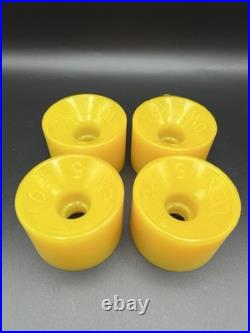 Vintage NOS Powerflex 5 YELLOW Skateboard Wheels 1970's oj sims juice road