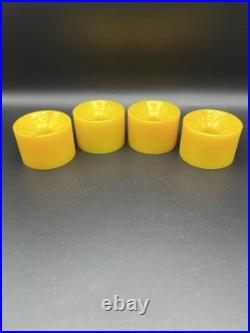 Vintage NOS Powerflex 5 YELLOW Skateboard Wheels 1970's oj sims juice road