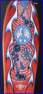 Vintage NOS Santa Cruz John Lucero Street Thing Skateboard 80s Mint NOS Red Stn