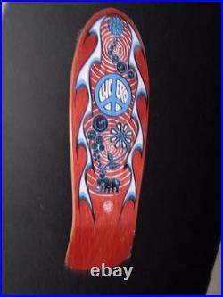 Vintage NOS Santa Cruz John Lucero Street Thing Skateboard 80s Mint NOS Red Stn