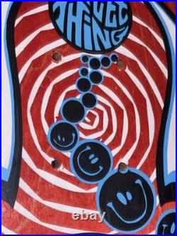 Vintage NOS Santa Cruz John Lucero Street Thing Skateboard 80s Mint NOS Red Stn