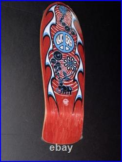 Vintage NOS Santa Cruz John Lucero Street Thing Skateboard 80s Mint NOS Red Stn
