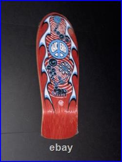 Vintage NOS Santa Cruz John Lucero Street Thing Skateboard 80s Mint NOS Red Stn