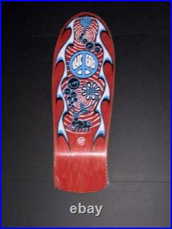 Vintage NOS Santa Cruz John Lucero Street Thing Skateboard 80s Mint NOS Red Stn