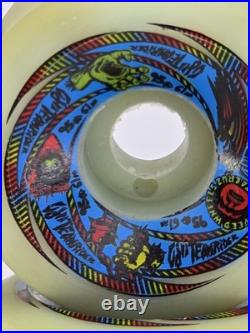 Vintage NOS Santa Cruz OJII TEAM RIDER Skateboard Wheels 95 61mm NATURAL