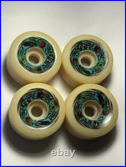 Vintage NOS Santa Cruz OJII TEAM RIDER Skateboard Wheels 95 61mm NATURAL