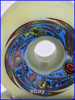 Vintage NOS Santa Cruz OJII TEAM RIDER Skateboard Wheels 95 61mm NATURAL
