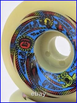 Vintage NOS Santa Cruz OJII TEAM RIDER Skateboard Wheels 95 61mm NATURAL