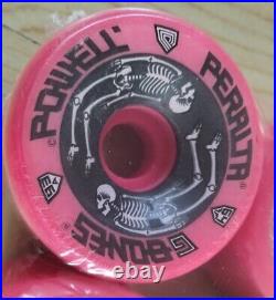 Vintage NOS Skateboard Wheels Powell Peralta G-Bones Hot Pink