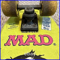 Vintage Nash 1987 Mad Magazine 26 Skateboard What Me Worry Neuman Sticker Board