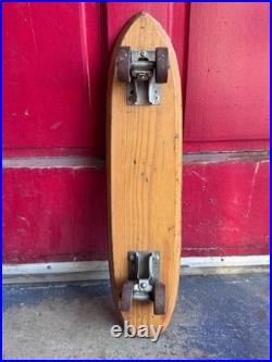 Vintage Nash Fifteen Toes 1960s Skateboard Blue Steel Wheels Good Condition