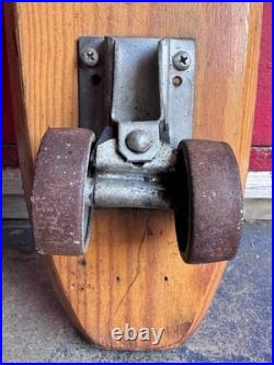 Vintage Nash Fifteen Toes 1960s Skateboard Blue Steel Wheels Good Condition
