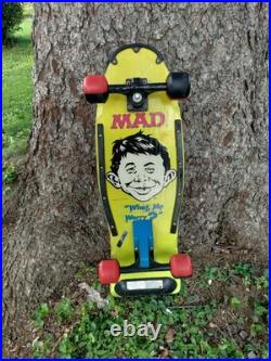 Vintage Nash Mad Magazine Skateboard Man On Board 1987
