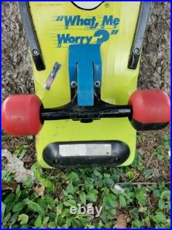 Vintage Nash Mad Magazine Skateboard Man On Board 1987