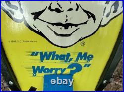 Vintage Nash Mad Magazine Skateboard Man On Board 1987