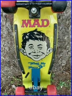 Vintage Nash Mad Magazine Skateboard Man On Board 1987 Vintage Nash Mad Magazine Skateboard Man On Board 1987
