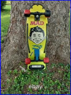 Vintage Nash Mad Magazine Skateboard Man On Board 1987