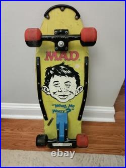 Vintage Nash Mad Magazine Skateboard Man On Board 1987 Vintage Nash Mad Magazine Skateboard Man On Board 1987
