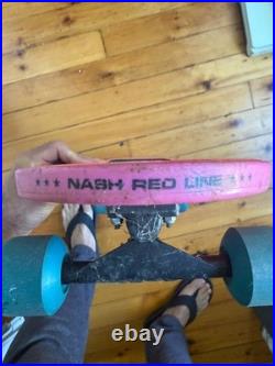 Vintage Nash Red Line Mean Street Skateboard Original 1986 Complete Setup Vintage Nash Red Line Mean Street Skateboard Original 1986 Complete Setup