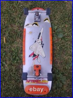 Vintage Nash Redline Afterburn Metal Base 1980s Skateboard